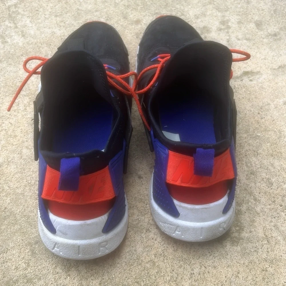 Nike Air Huarache Premium Drift Black Rush Violet Men's Sneakers Size 10.5